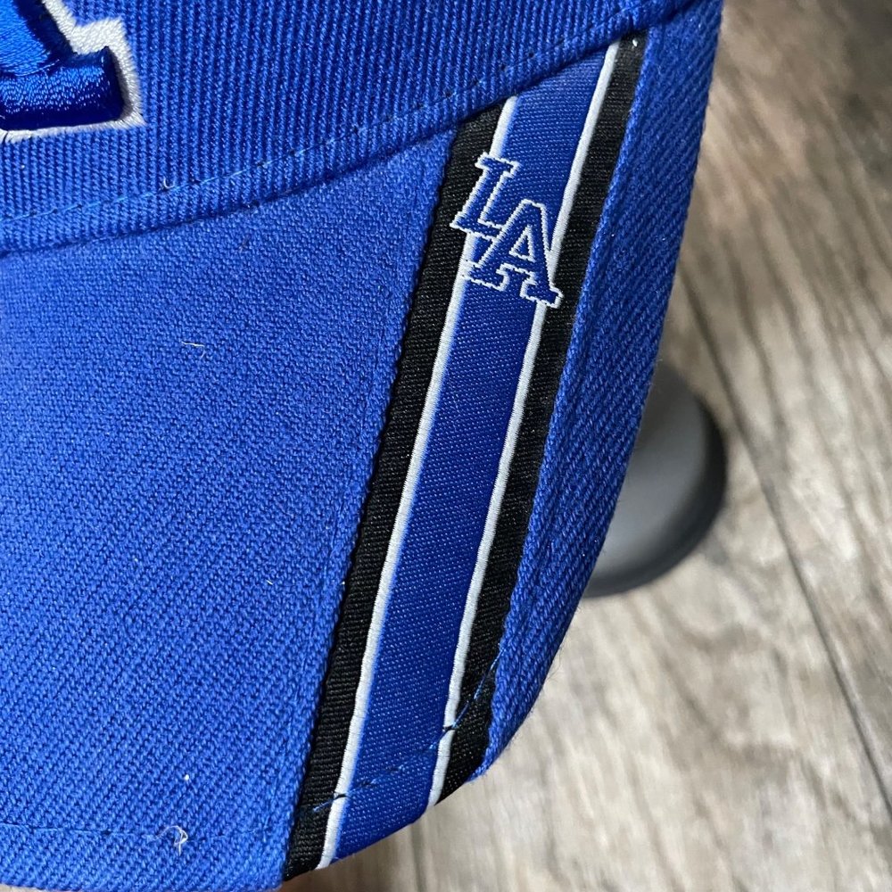 LA Dodgers MLB Baseball Cap Hat Blue Embroidered Unisex Size 7 - Picture 2 of 9